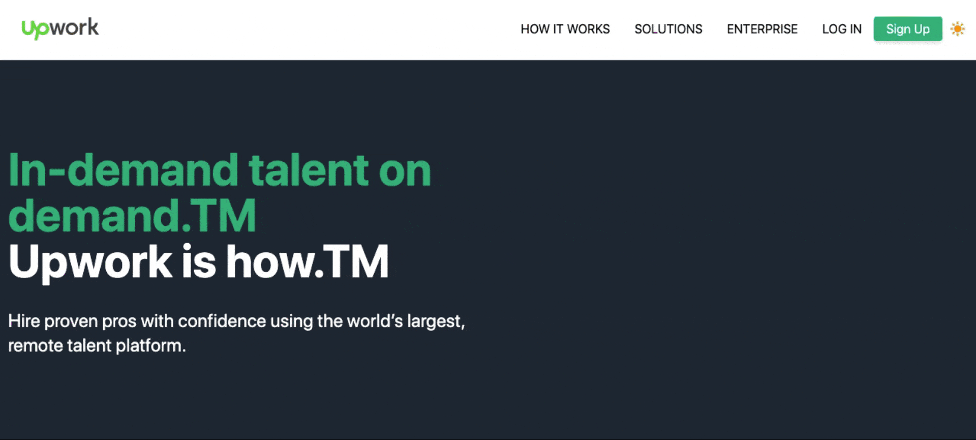 upwork rebuild using tailwindcss